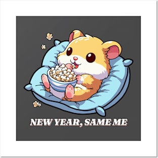 New year, same me hamster! Posters and Art